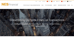 Desktop Screenshot of nesfinancial.com
